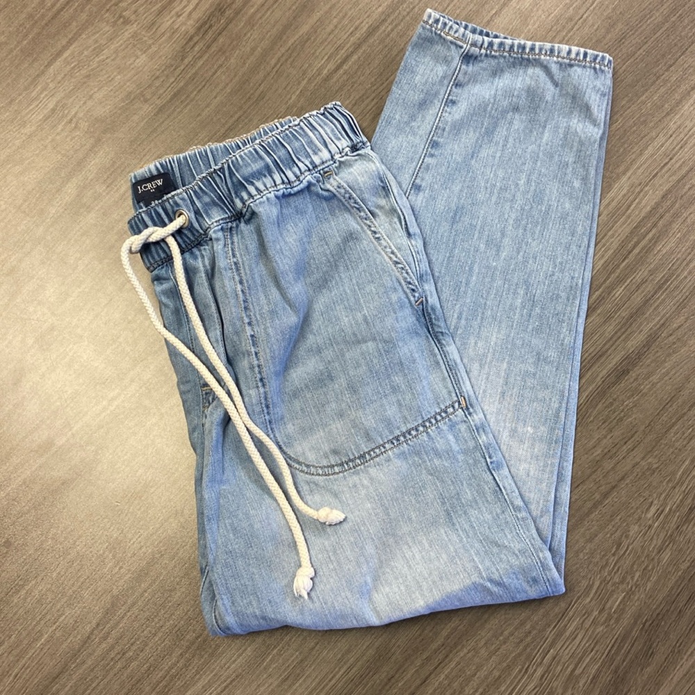 J. Crew Factory drawstring jeans